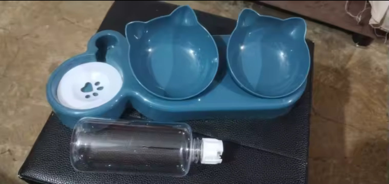 Gamelle pour animaux domestiques 3 en 1